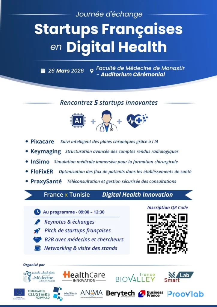 Digital Health Innovation Day: French Startups Meet Clinicians in Monastir 2 Announcement of the Digital Health Innovation Day in Monastir